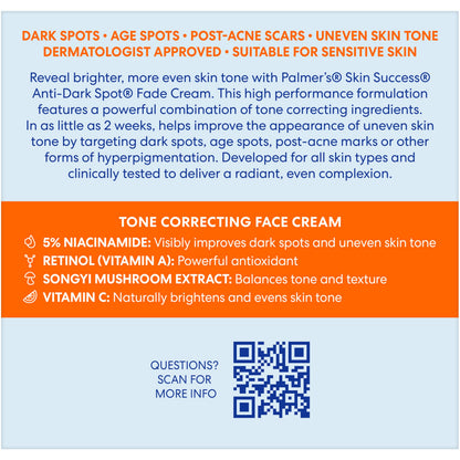 Palmer's Skin Success Anti-Dark Spot Fade Cream with Vitamin E (4.4 Oz)