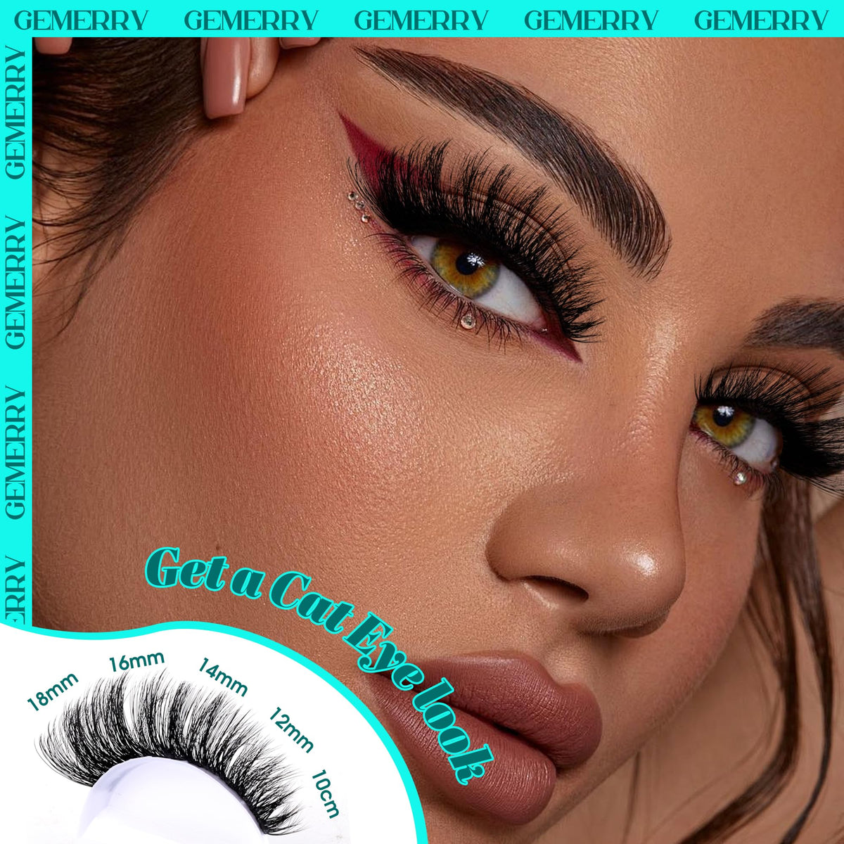 GEMERRY Lash Clusters 3D Effect 100P 10-18mm