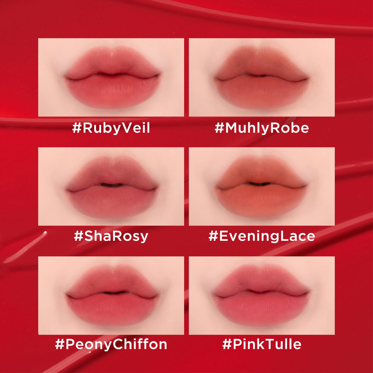 See-Through Tint | Velvet Finish, Korean Makeup (0.14 Fl Oz, PINK TULLE)