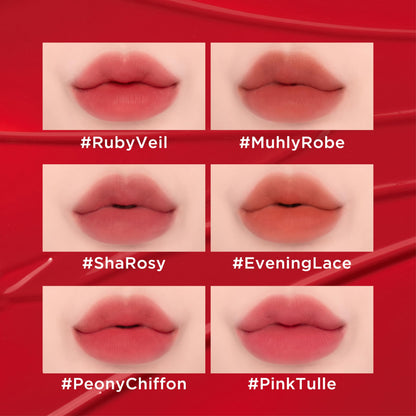 See-Through Tint | Velvet Finish, Korean Makeup (0.14 Fl Oz, PINK TULLE)