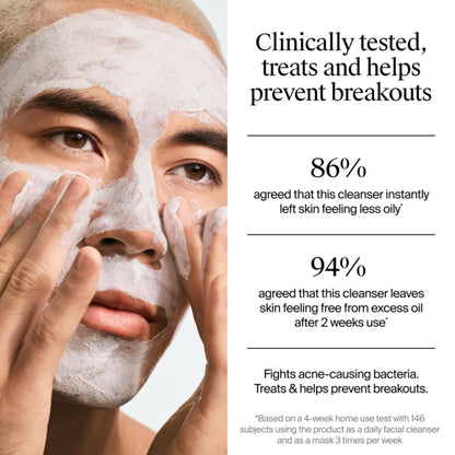Neutrogena Evenly Clear Acne Cleansing Face Mask, 4.2 fl. oz