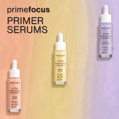 wet n wild Prime Focus Primer Serum for Face, Hydrating for Dry Skin, Makeup Primer Serum
