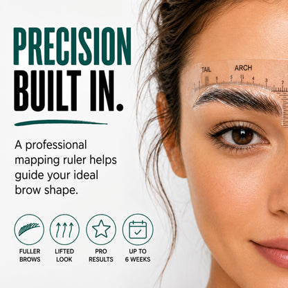 Brow Lamination Kit – PRO At Home Lift Kit with Mapping Rulers & Aftercare