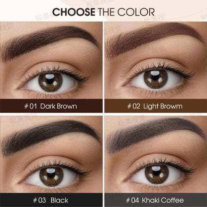 HeyBeauty 2 Pack Eyebrow Pencil with Dual Ends - Dark Brown #1