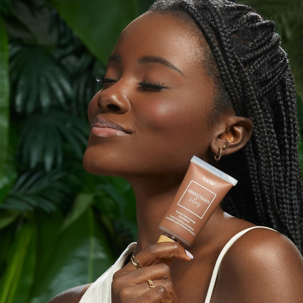 tarte Amazonian clay 16-hour Full Size coverage foundation – Matte Finish Foundation, Vitamin E for Hydration & Smooth Looking Skin, Vegan & Cruelty-Free, full size, light-medium beige