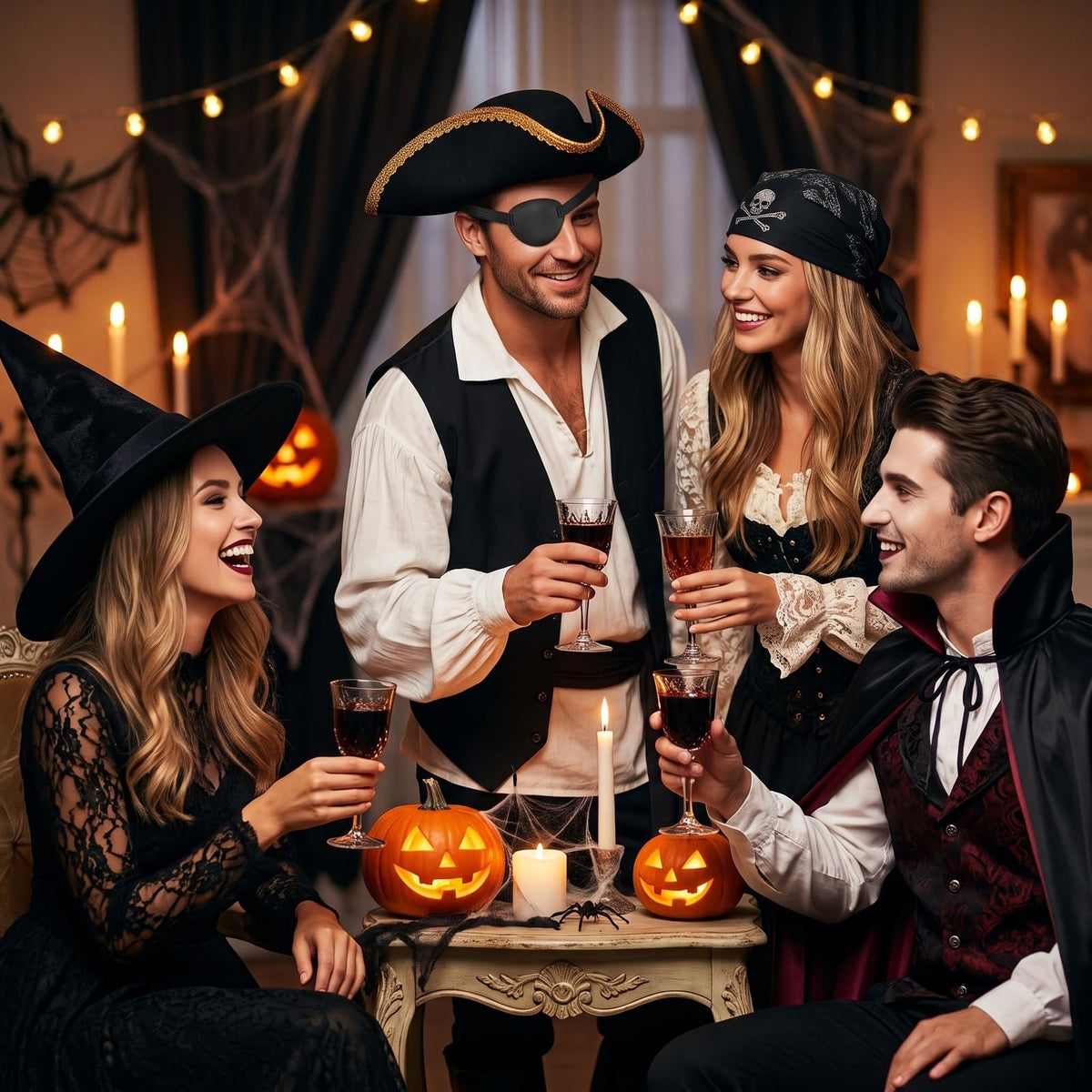 Oarkive Eye Patch for Adults – Soft Black Eyepatch for Pirate Costume, Cosplay, Halloween, Adjustable Eye Patches for Dress Up