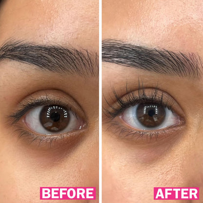 fLASH Eyelash Serum Mini for Long-Looking Natural Lashes - Enhances & Strengthens, Safe & Effective Formula for Contact Wearers & Sensitive Eyes, Travel Size, 6 Week Starter Supply - 1mL (0.034 Fl Oz)