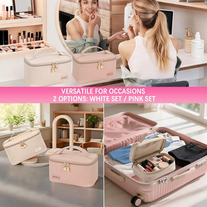 All in One Makeup Kit for Women Full Kit, Makeup Gift Sets for Women Teens Girls, Makeup Essential Bundle Includes Eyeshadow Palette Foundation Eyeliner Contour Stick Lip Gloss Cosmetic Brush Set