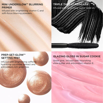 ICONIC LONDON The Natural Beauty - Glow & Go Collection | 4-Piece Gift Set