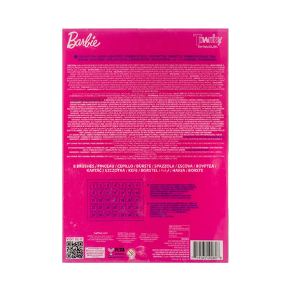 Barbie 35-Well Shadow Palette with 8 Brushes, Ages 8+