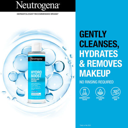 Neutrogena Hydro Boost Micellar Water with Hyaluronic Acid, 13.5 fl oz