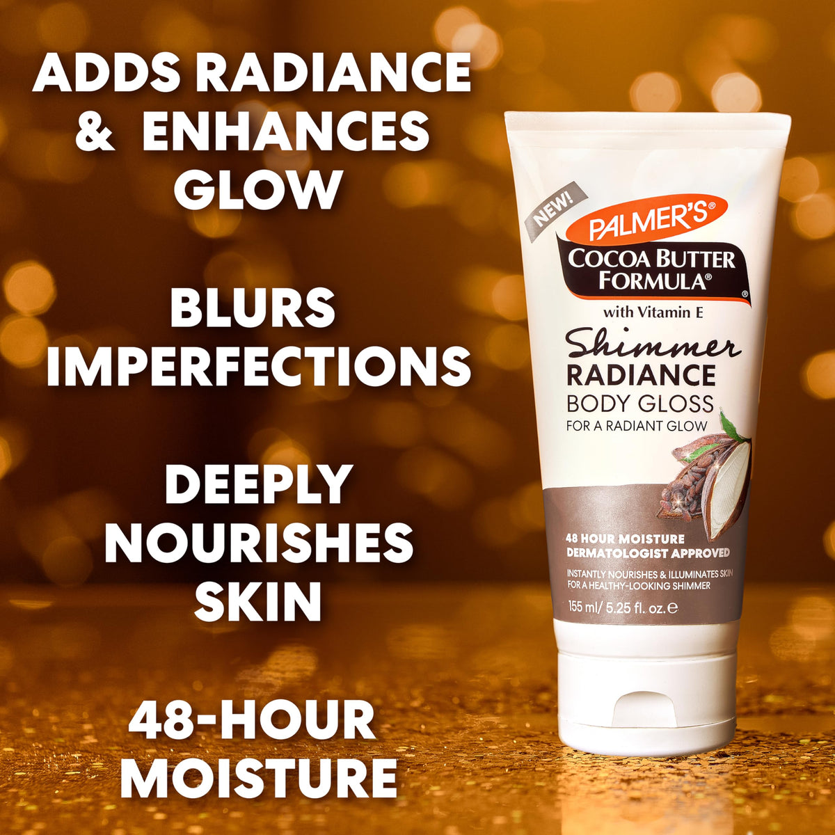 Palmer's Shimmer Body Lotion Cocoa Butter Formula with Vitamin E (5.25 Oz)
