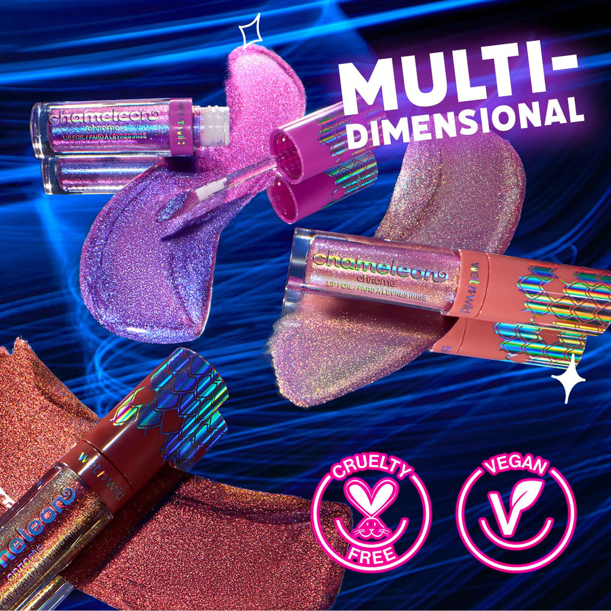 wet n wild Chameleon Chrome Lip Foil - Moonshift Bloom