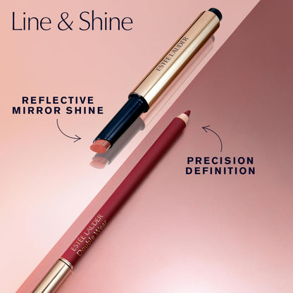 Estée Lauder Pure Color Melt-On Glosstick for Lips | Plumping & Moisturizing Lip Gloss, 156 Melted Rose