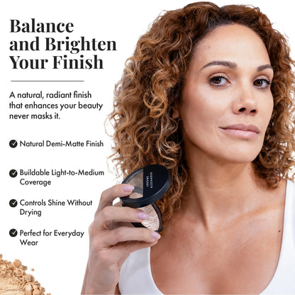 Jerome Alexander Baked Brilliance Powder Foundation - Light