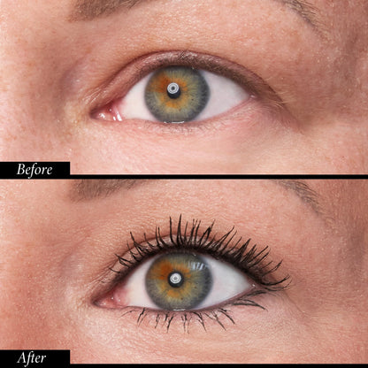 LAURA GELLER NEW YORK Always There Lengthening Mascara in Black - Defining, Curling, Buildable Formula Eye Makeup- Innovative Lengthening Brush - 1 count