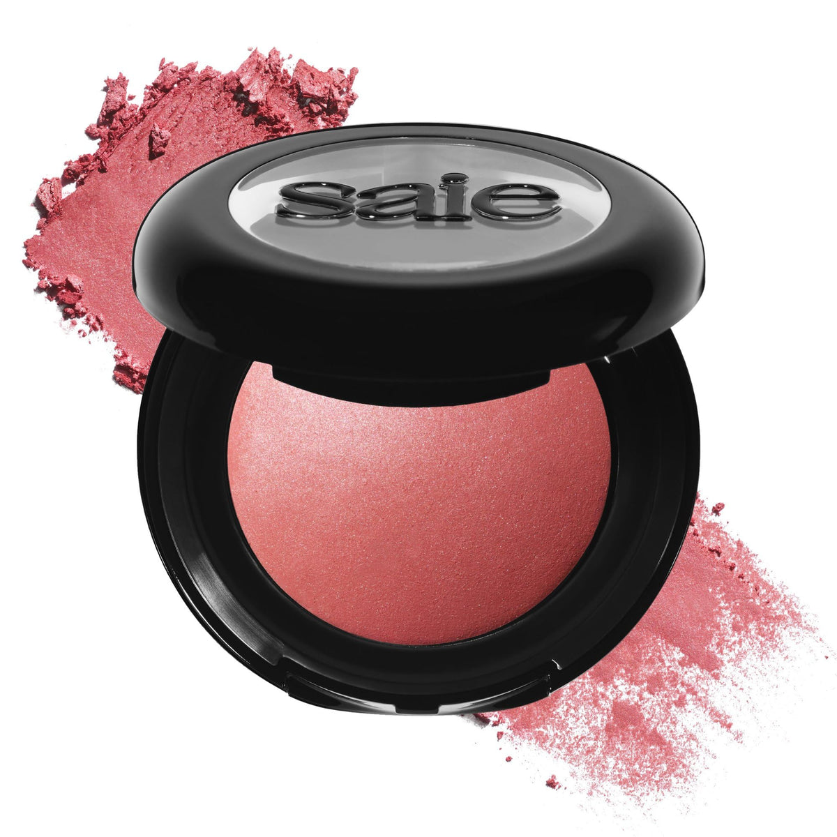Saie SuperSuede Baked Blush Powder, Mia (0.1 oz)