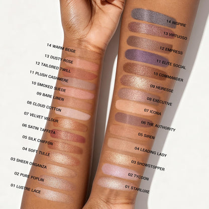 PRALOVIXAE 14-Color Baked Eyeshadow Palette, Matte & Shimmer, Sunset Blush