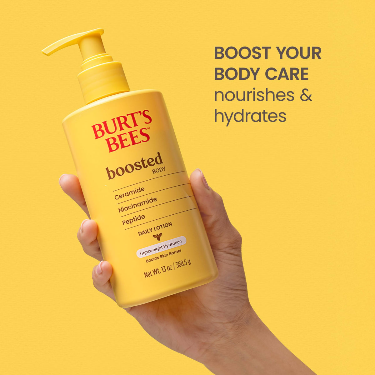 Burt's Bees Boosted Body Lotion, Tropical Scented, 13 oz.