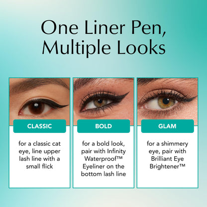 Thrive Causemetics Infinity Waterproof Liquid Eyeliner, Black Matte Shade