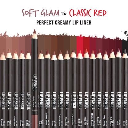 Kiss New York Professional Slim Long-Wear Lip Liner Pencil, Matte Finish