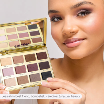 tarte tartelette matte Amazonian clay palette – Full-Size Eyeshadow Palette, Cool-Toned Longwear Buildable Makeup, Perfect for Travel, Vegan & Cruelty-Free