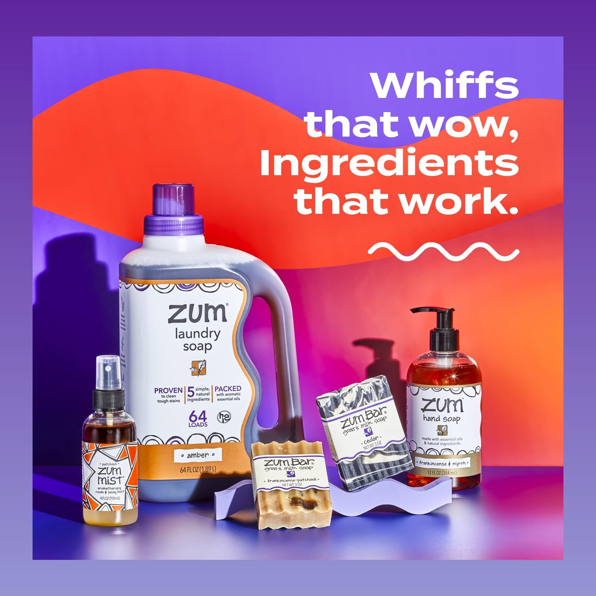 Zum Hand Soap - Frankincense & Myrrh, 12 oz (4 Pack)