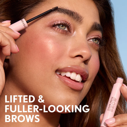 Covergirl Clean Fresh Brow Enhancer, 100 Clear, Gel Wax, Flexible Hold, Non-Sticky, Non-Crunchy, All-Day Wear, Vegan Formula, 0.18 fl oz