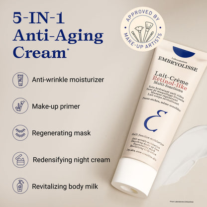Embryolisse Lait-Creme Retinol Alternative Face Moisturizer, 2.54 Fl Oz