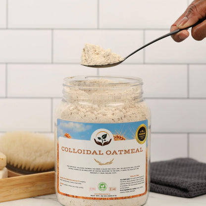 Dirty Treasures Colloidal Oatmeal Bath | Eczema & Itchy Skin Relief | Baby-Safe, 100% Natural, Fragrance-Free | 1 lb (16oz)