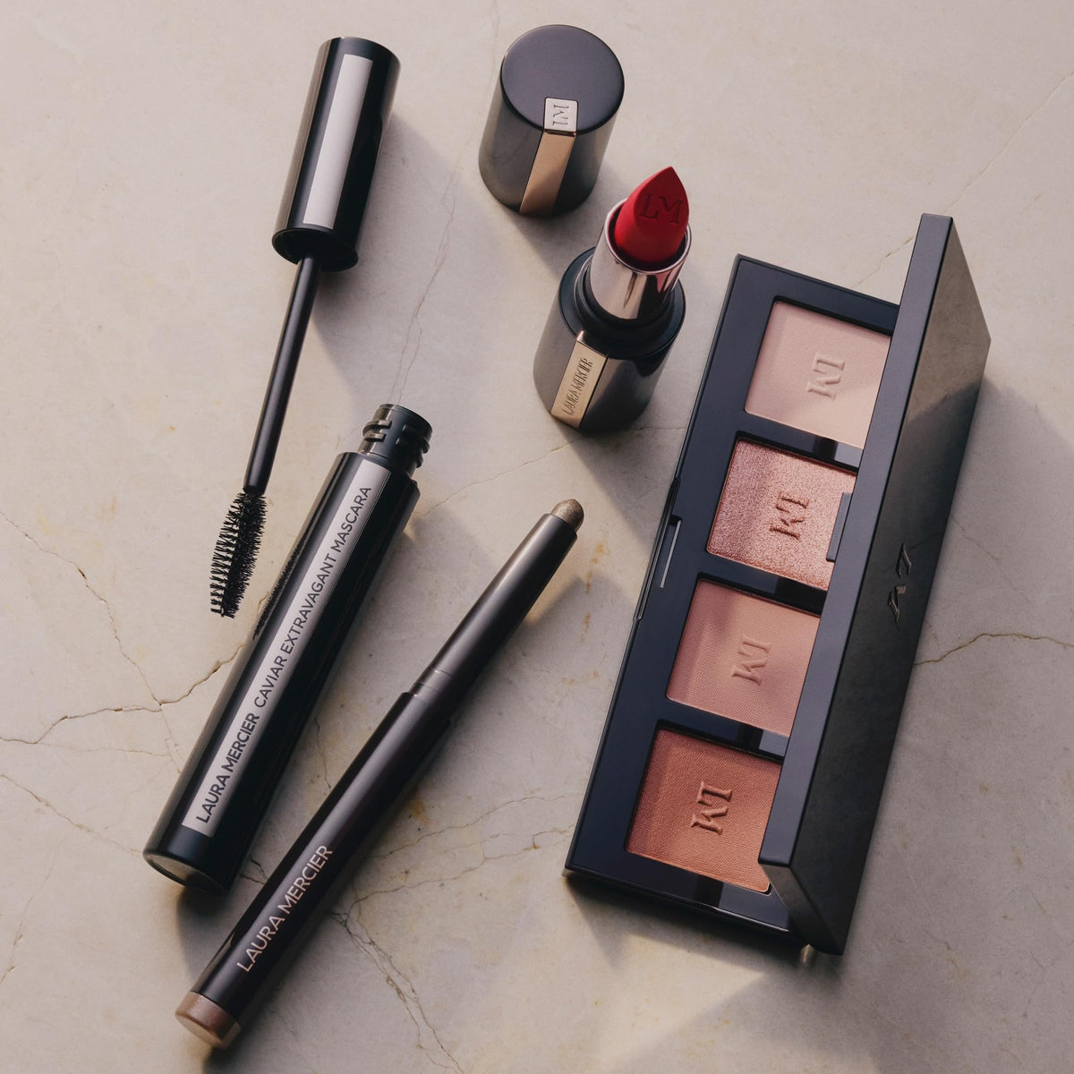 Laura Mercier Caviar Stick Eye Shadow Matte, Au Natural, 0.05 oz