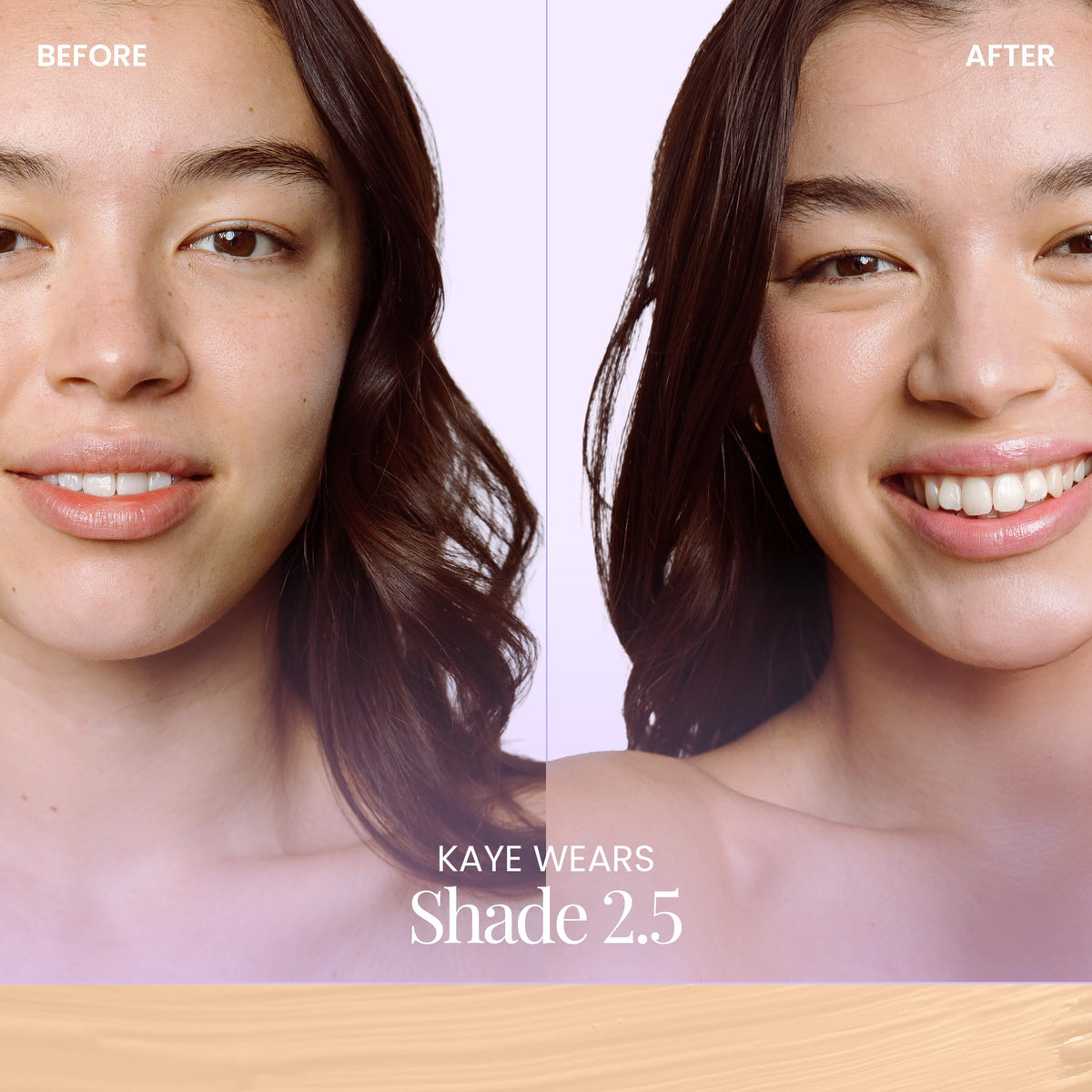 Naked Sundays BeautyScreen Peptide Foundation Tint SPF50, 2.5 Light Neutral
