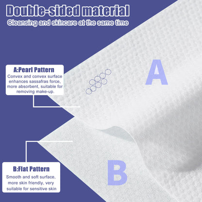 ZPCO 100 Count Face Towels Disposable, Clean Towels (1 Pack)
