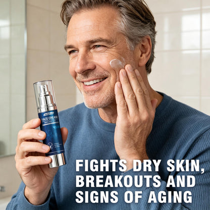 6-in-1 Face Cream for Men – Daily Hydrating Moisturizer for Age Defense