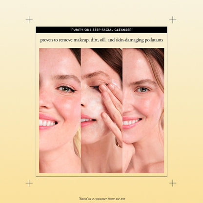 philosophy purity made simple one-step facial cleanser- with meadowfoam seed oil gently cleanses & melts away dirt, oil & stubborn makeup paraben-free face wash