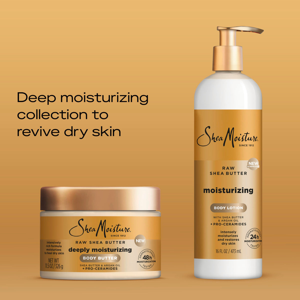 SheaMoisture Raw Shea Butter Body Lotion 24-Hour Moisture 16oz