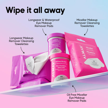 Almay Micellar Makeup Remover Cleansing Towelettes, 25 Count