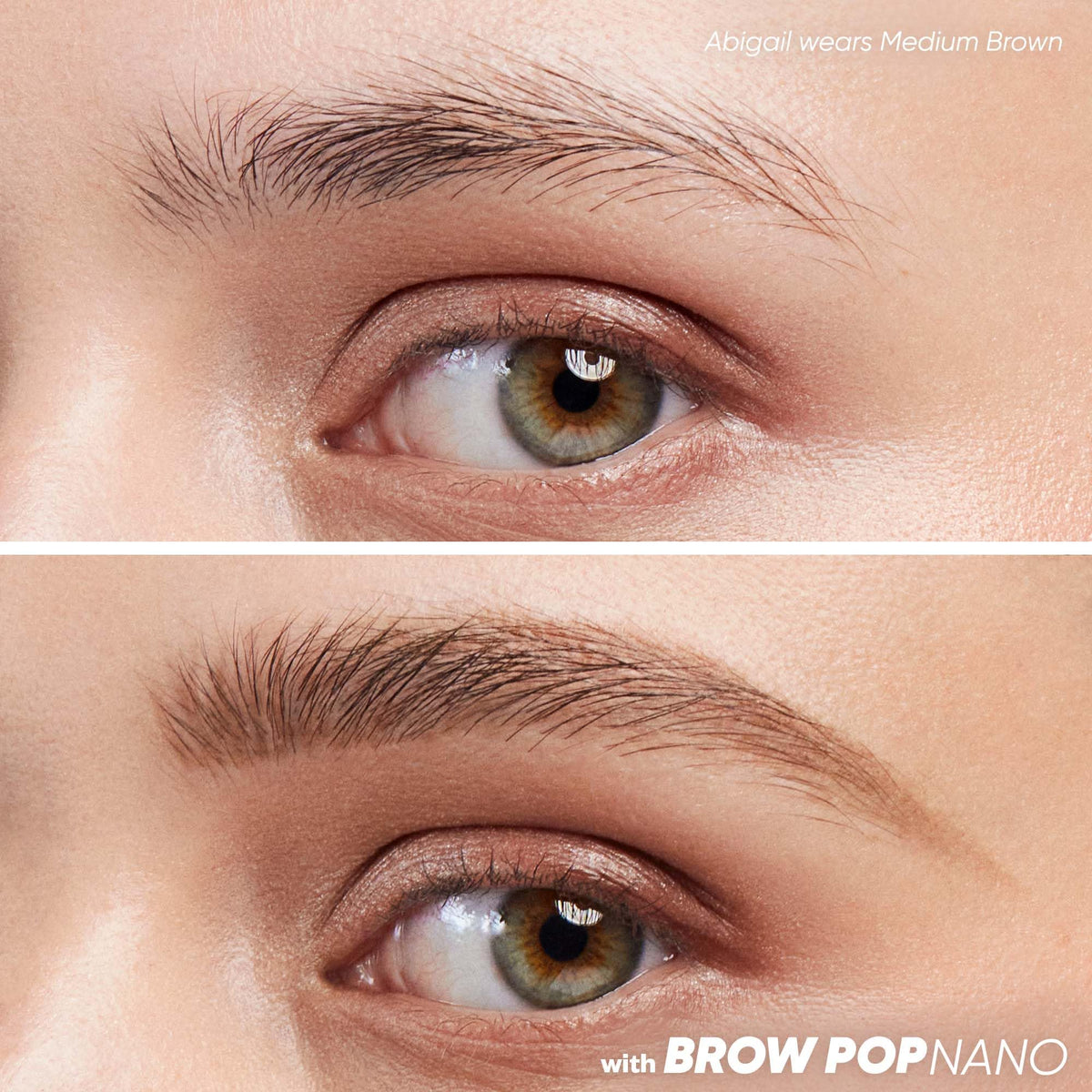 Kosas Brow Pop Nano Ultra-Fine 1mm Eyebrow Pencil w Spoolie, Medium Brown