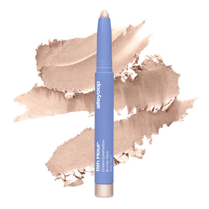 ALLEYOOP 11th Hour Cream Eyeshadow Stick & Liner, Champagne Shimmer