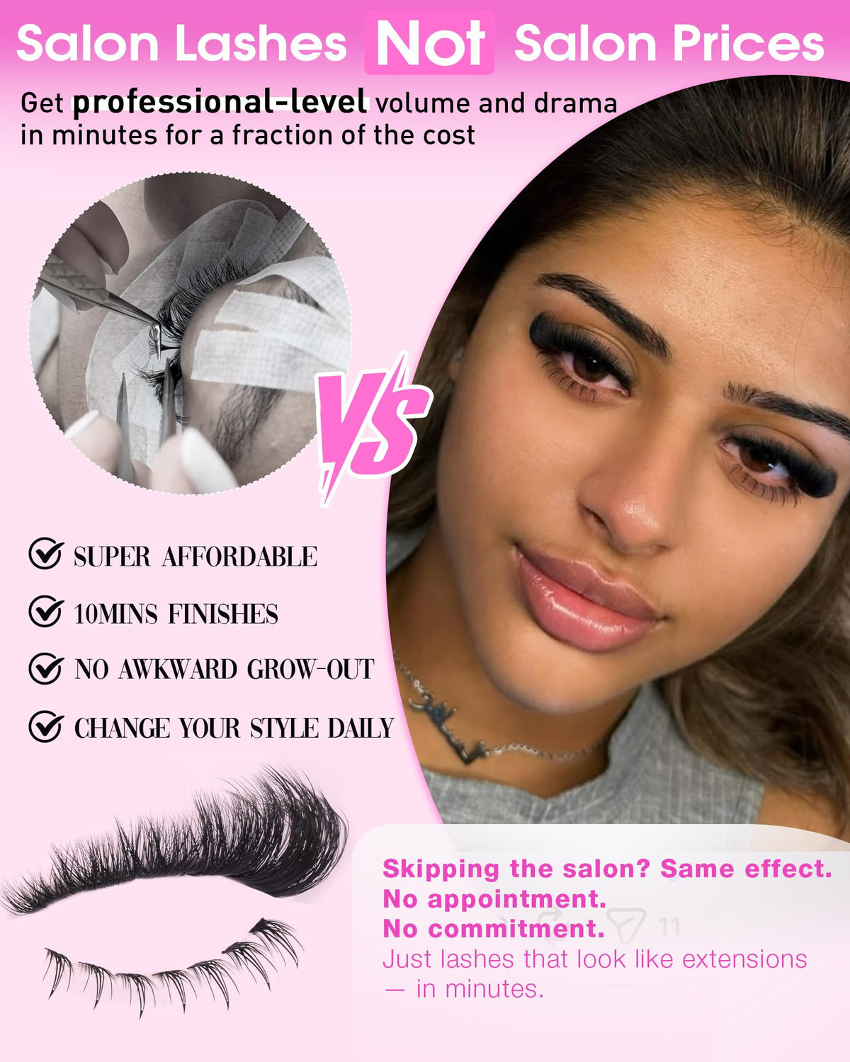 Fluffy Lash Clusters Kit with Bottom Lashes Volume Eyelash Extension Kit 150D+200D Thick Eyelash Clusters Kit 8-18MM Wispy Individual Lashes with Waterproof Lash Bond&Seal D Curl Lash Extension kit