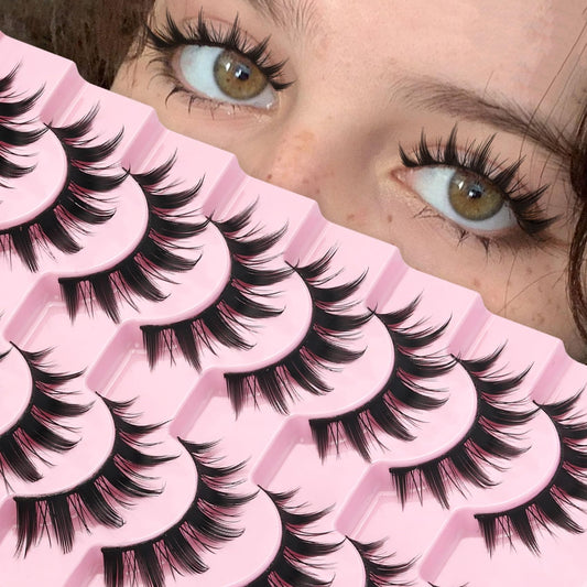 Ahrikiss Lashes Manga Lashes Spiky Anime False Eyelashes (Doll)