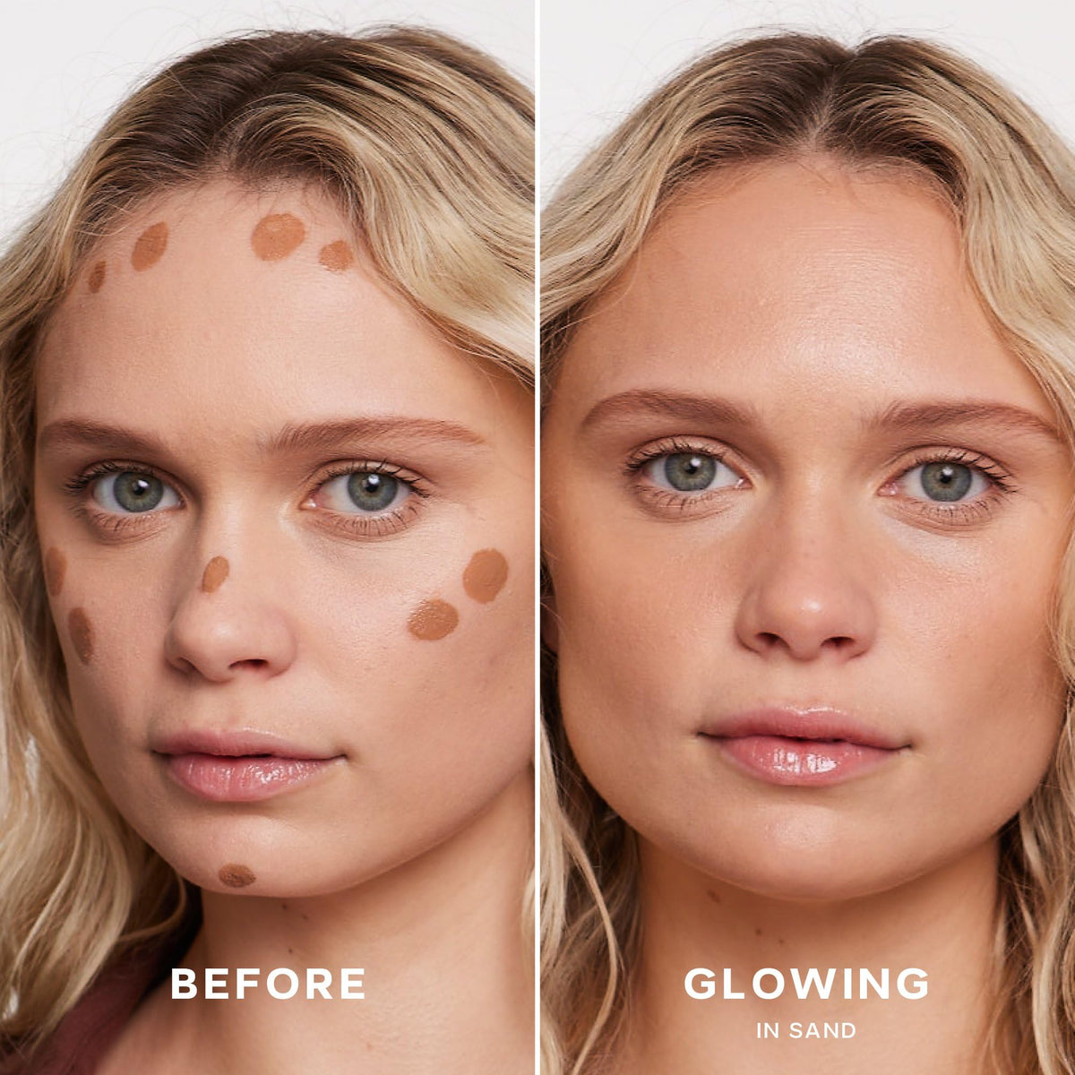 Saie Dew Bronze Hydrating Liquid Bronzer Stick, Sand (0.4 oz)