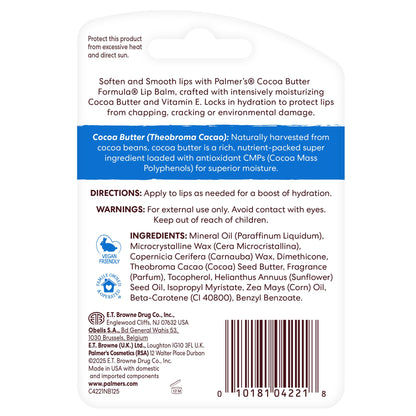 Palmer's Cocoa Butter Formula Lip Balm Duo with Vitamin E (Pack fo 2)