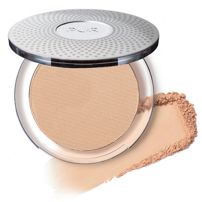 PÜR 4-in-1 Pressed Mineral Powder Foundation, SPF 15, Linen, Full Coverage