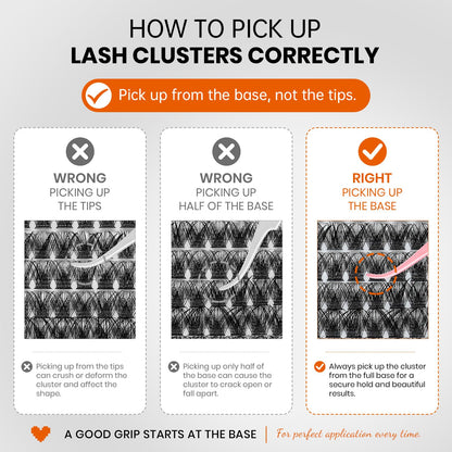 Lash Clusters 4 Style Wispy Lashes Clusters Eyelash Clusters Pestañas Postizas Naturales Cluster Eyelash Extensions Cluster Lashes Soft False Eyelashes Natural Look(W02+W04+W05+W06 Lash Only)