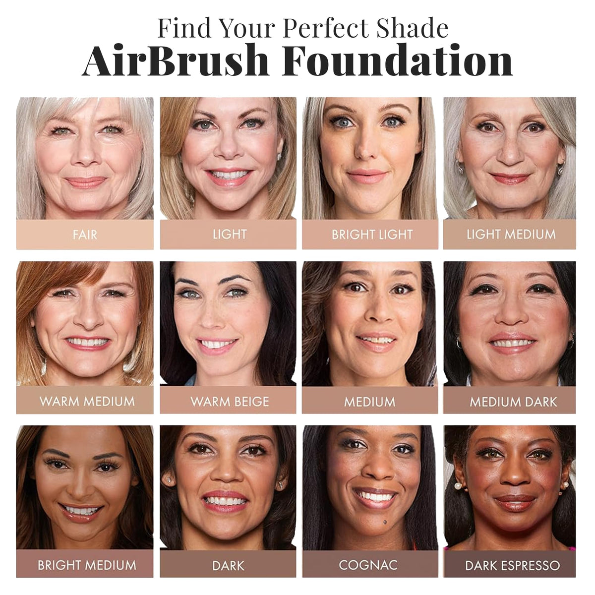 Magic Minerals Jerome Alexander Airbrush Makeup Foundation - Light Medium