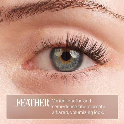 Lilac St Wispy Lash Clusters for DIY Lash Extensions, Feather, 12mm
