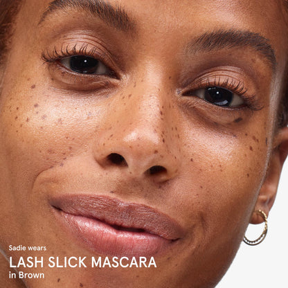 Glossier Lash Slick Tubing Mascara, Lengthening & Lifting, Natural Brown