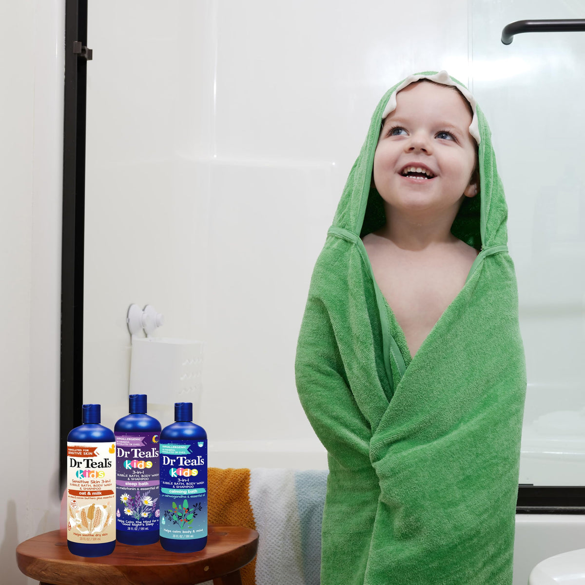 Dr Teal's Kids Sensitive Skin 3-in-1 with Shea & Cocoa Butters
