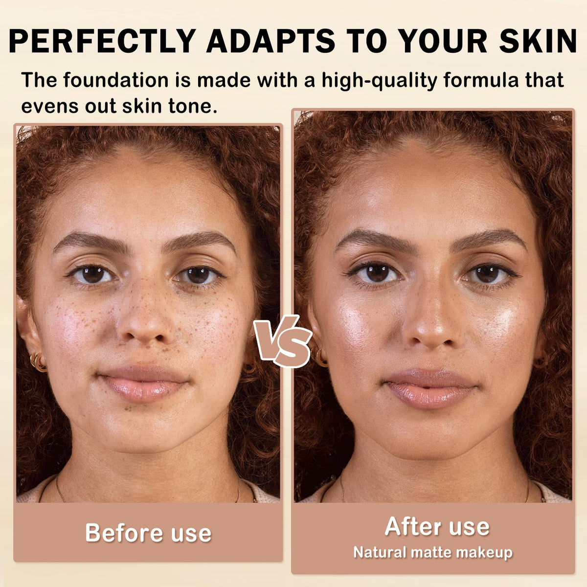 UAOE Color Changing Foundation for Mature Skin,1.01 FL.OZ,02 Medium